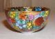 Diminuitive Old Vintage Handpainted Gilded Thousand Flowers Porcelain Tea Bowl Bowls photo 7