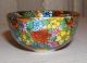 Diminuitive Old Vintage Handpainted Gilded Thousand Flowers Porcelain Tea Bowl Bowls photo 8
