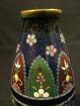 Small 19th Century Chinese Cloisonne Enameled Vase With Floral Design Vases photo 7