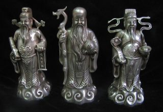 - Collection Tibet - Copper Silver - Plated - Good Luck Three Gods photo