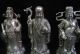 - Collection Tibet - Copper Silver - Plated - Good Luck Three Gods Buddha photo 1