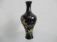 Black Shining Lotus Ceramic Vase Graceful Chinese Exquisite Antique Vases photo 1