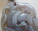 Fine Old Chinese Carved Lavender Agate Graduated Bead Lion Pendant Necklace Necklaces & Pendants photo 11