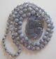 Fine Old Chinese Carved Lavender Agate Graduated Bead Lion Pendant Necklace Necklaces & Pendants photo 2