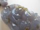 Fine Old Chinese Carved Lavender Agate Graduated Bead Lion Pendant Necklace Necklaces & Pendants photo 7
