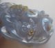 Fine Old Chinese Carved Lavender Agate Graduated Bead Lion Pendant Necklace Necklaces & Pendants photo 8