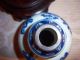Antique Gourd Style Chinese Vase With Metal Rim Vases photo 9