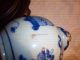 Antique Gourd Style Chinese Vase With Metal Rim Vases photo 7