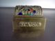 Antique Chinese Brass And Enamel Dragon Relief Cigarette Box China Other photo 4