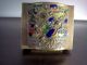 Antique Chinese Brass And Enamel Dragon Relief Cigarette Box China Other photo 5