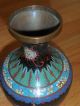 Antique Chinese Cloisonne Enamel Dragon Vase ~11 