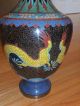 Antique Chinese Cloisonne Enamel Dragon Vase ~11 