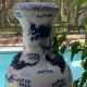 Antique Blue And White Chinese Dragon Vase Qing Dynasty Vases photo 5
