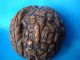Antique Chinese Hand Carved Walnut Shell - Monks,  Flowers And Leaves Other photo 11