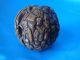 Antique Chinese Hand Carved Walnut Shell - Monks,  Flowers And Leaves Other photo 5