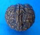 Antique Chinese Hand Carved Walnut Shell - Monks,  Flowers And Leaves Other photo 7