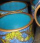 6 Chinese Cloisonne Napkin Rings,  Different Flowers,  Heavy Other photo 2