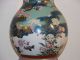 Rare Antique Chinese Qing Dy Period Hand Painted Porcelain Gourd Vase W/top Vases photo 4