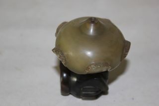 Exquisite Antique Chinese Agate O Bowl Damper And Hand Shape Base photo