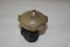 Exquisite Antique Chinese Agate O Bowl Damper And Hand Shape Base Other photo 2