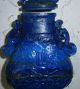 Antique Chinese 18th/19th C.  Qing Lapis Vase & Cover Taotie Qianlong Vases photo 3