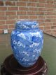Chinese Delicate Blue White Porcelain Vase With 2 Lids,  Qing Dynasty (?) Vases photo 2