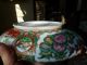 Vintage Chinese Rose Medallion Covered Bowl Dish Bowls photo 4