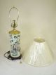 Chinese Antique - Porcelain Based Lamp&lampshade,  Immortal W/ Children Other photo 6