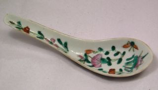 Vintageor Antique Chinese Porcelain Spoon Q17 photo
