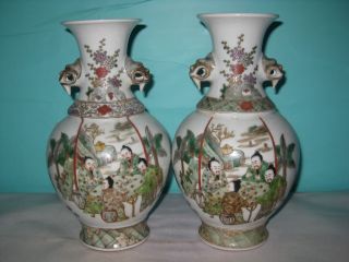 Qing Dynasty Period Pastel Rose Porcelain Vase photo