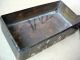 Chinese 19th Century Antique Copper Lunch Box W/silver Inlaid Scholar Figures Other photo 2