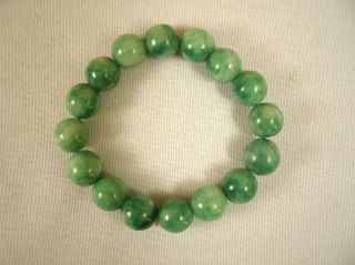 Chinese Green Jade Stone Bracelet photo