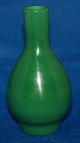 Fine Antique Chinese Apple Green Peking Glass Vase Vases photo 1