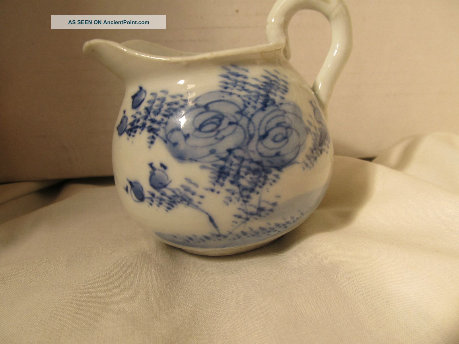 Small Chinese Porcelain Blue And White Pitcher - 19th C.  - 3 Inches High Other photo