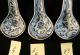 Antique Chinese Early Qing Dynasty Blue White Floral Design Spoons - Price Each Other photo 3