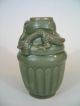 Antique Chinese Celadon Porcelain Dragon Vase Vases photo 3