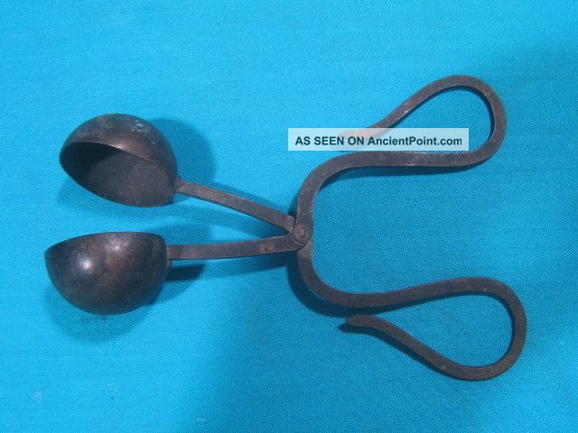 Rare Antique Chinese Copper Opium Clasp Tool Other photo