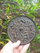 Antique Chinese Bronze Mirror - 5 Running Suani & Grapes,  5.  25” Tang Dynasty? Other photo 4