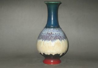 19 Th Antique Chinese Porcelain,  Baked In The Vase photo