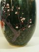 Gorgeous Large Chinese Cloisonne Enamel Vase W/ Chicken / Rooster Decoration Vases photo 5