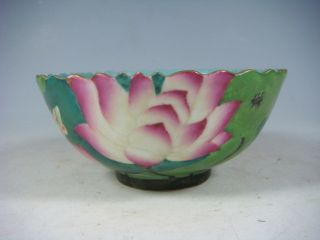 Chinese Famille Rose Porcelain Bowl photo