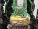 Rare Antique Vintage Chinese Susancai Kwan Yin Figurine Late Ch ' Ing Dynasty Other photo 9