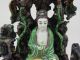 Rare Antique Vintage Chinese Susancai Kwan Yin Figurine Late Ch ' Ing Dynasty Other photo 2
