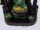 Rare Antique Vintage Chinese Susancai Kwan Yin Figurine Late Ch ' Ing Dynasty Other photo 5