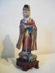 Antique Asian Chinese?japanese? Ca 1800 ' S Carved Wood Standing Figure Other photo 9