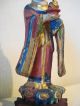 Antique Asian Chinese?japanese? Ca 1800 ' S Carved Wood Standing Figure Other photo 1