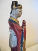 Antique Asian Chinese?japanese? Ca 1800 ' S Carved Wood Standing Figure Other photo 5