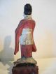 Antique Asian Chinese?japanese? Ca 1800 ' S Carved Wood Standing Figure Other photo 7