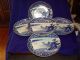 Set Of 5 Ming Dynasty Blue & White Matching Bowls In Bowls photo 1