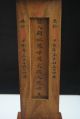 Vintage Chinese Shrine Prayer Marker W/ Secret Compartment For Notes To The Dead Other photo 5